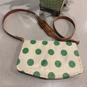 Anthropology Holding Horses Polka Dot Mini Bag